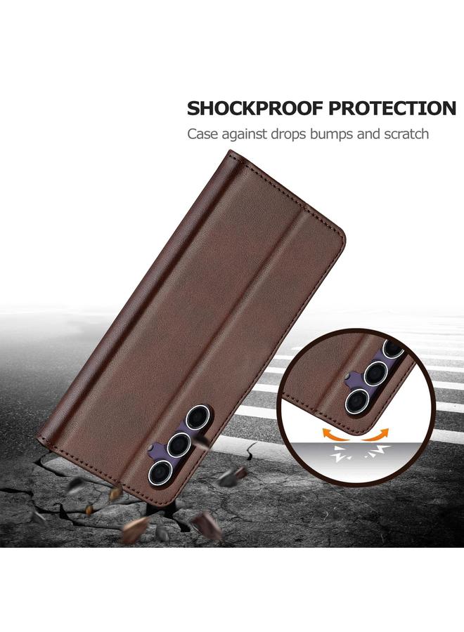 ال سي اميكي جراب لهاتف Samsung Galaxy A36 5G مصنوع من جلد العجل - Image 4