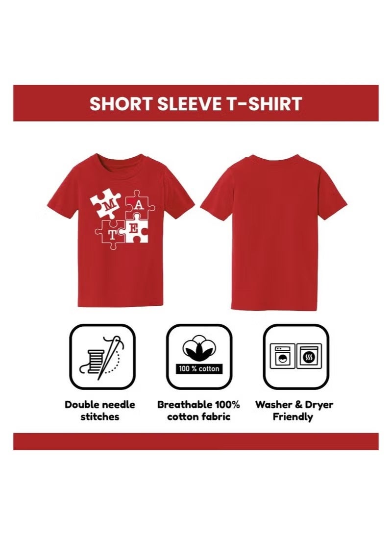PRINTSHOP4ME Valentine's Day Couple T-Shirts–Matching Round Neck Short Sleeve Cotton T-Shirts For Couples–Gift For Boyfriend,Girlfriend - Image 4