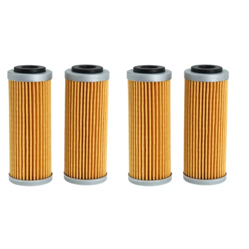 LeTuSic Oil Filter Replace 77338005100 for KTM EXCF 250 350 450 200 530 SXF 250 350 450 505 2008-2022 for Husqvarna Fe 450 2017 (Pack of 4) - Image 1