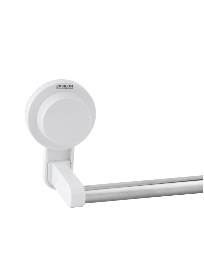 إبسلون Towel Bar- EPSBA1546/ with Strong Suction, Maximum Capacity: 4.0 kg, No Tool Installation/ Wall Mounted Bathroom Fittings, Rack Suitable for Even Walls, Ceramic Tiles, Glass, Metal, Stainless - Image 4
