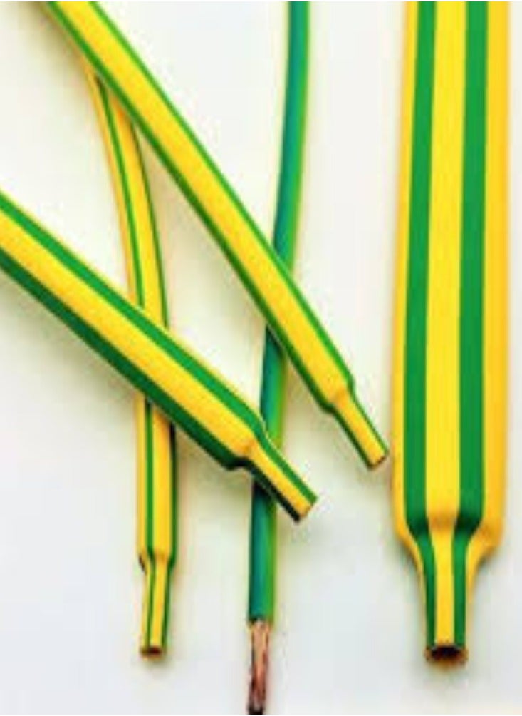 KNP - KNP Yellow Green Heat Shrink Sleeve (12mm) heat shrink sleeve is crucial for maintaining the integrity and safety of electrical connections, providing a robust and protective layer. - Image 1
