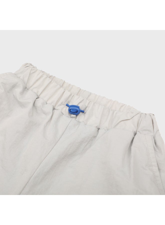 Zara kids' Casual Versatile Soft Comfortable Thick Warm Pleated Straight-leg Elastic Cuff Pants - Image 4