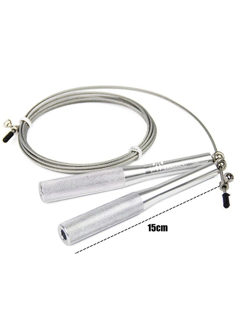 KANGAROO Fitness Workout Jump RopeKangaroo Professional Skipping Rope with 360 Degree Rotating Head and Light, Strong, Non-slip Aluminum Handle  - Image 2