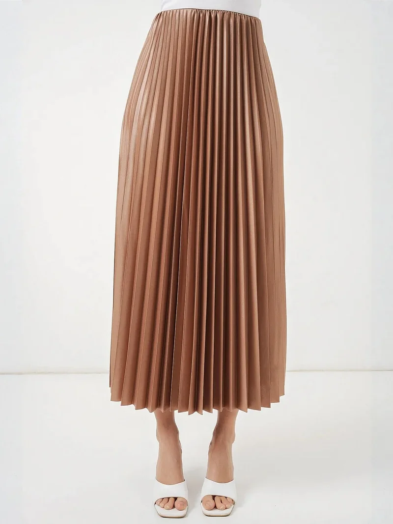 بيغ دارت BDART High Waist Pleated Maxi Skirt