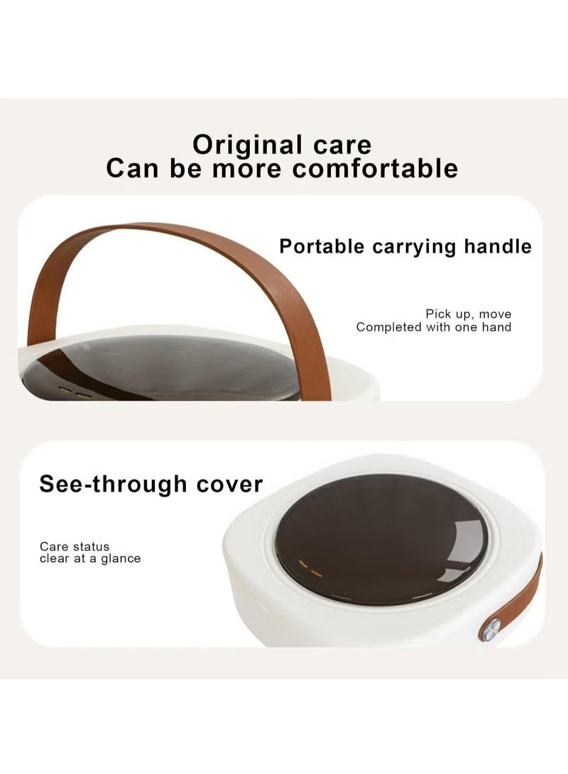 JAJEEK غسالة ميني قابلة للطي محمولة – غسالة مدمجة بسعة 11 لتر للملابس الرضع، الملابس الداخلية، والأقمشة الحساسة – حل غسيل خفيف الوزن وصديق للسفر للغرف الجامعية، الشقق، التخييم، والمساحات الصغيرة – قوة تنظيف موفرة للطاقة 40 واط - Image 3