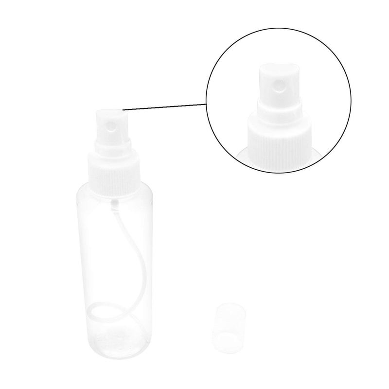 DIY Crafts DIY Crafts 60ml Empty Transparent Plastic Fine Mist Spray Bottle Fine Mist Sprayers 1 Funnels 1 Droppers 4 Labels 54 Boottle Pack Kit Clear Transparent  - Image 2