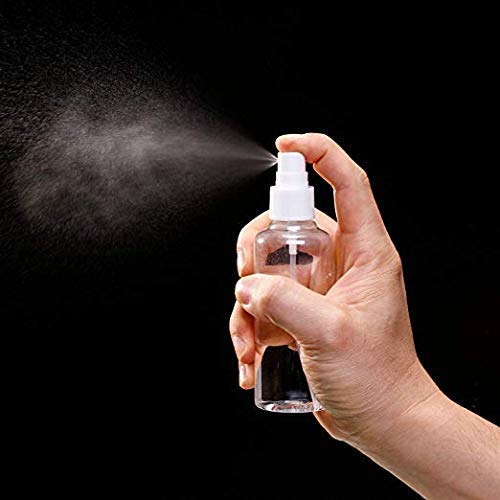 DIY Crafts DIY Crafts 60ml Empty Transparent Plastic Fine Mist Spray Bottle Fine Mist Sprayers 1 Funnels 1 Droppers 4 Labels 54 Boottle Pack Kit Clear Transparent  - Image 3
