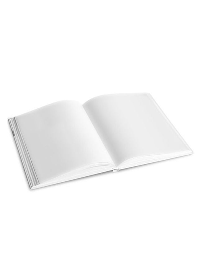 Theodor Designer A5 Thick White Hardcover Notebook Life Is Short - Image 3