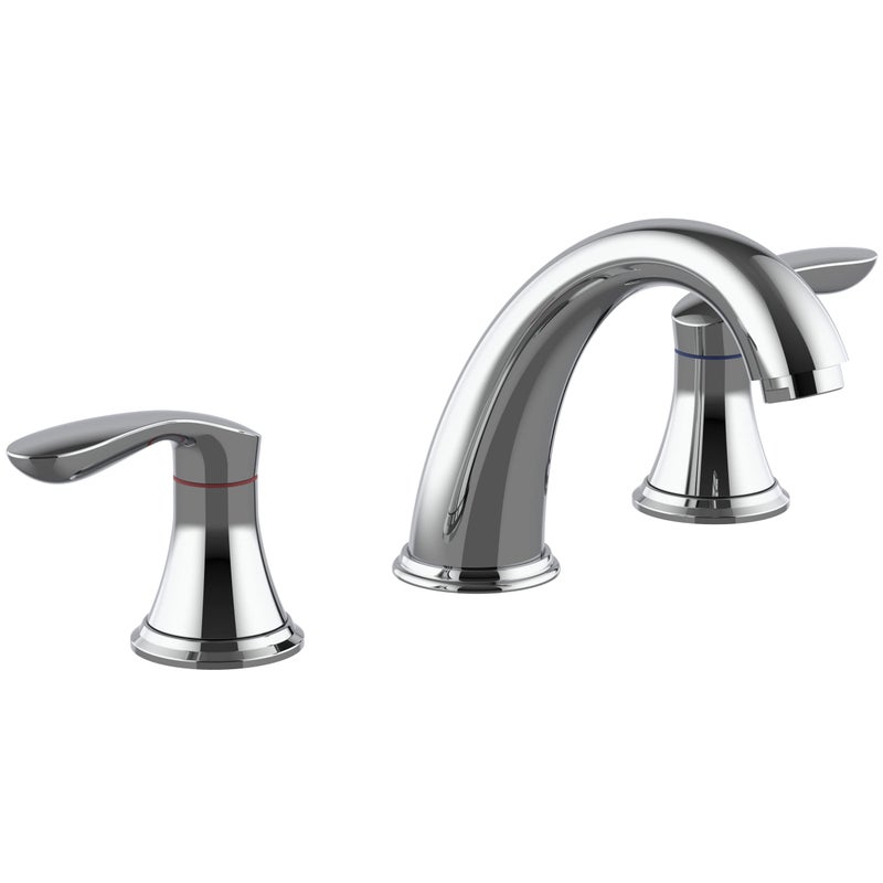 Hosslly Bathroom Sink Faucet Faucet for Bathroom Sink Widespread Chrome Bathroom Faucet 3 Hole with Stainless Steel Pop Up Drain and cUPC LeadFree Hose Chrome - Image 2