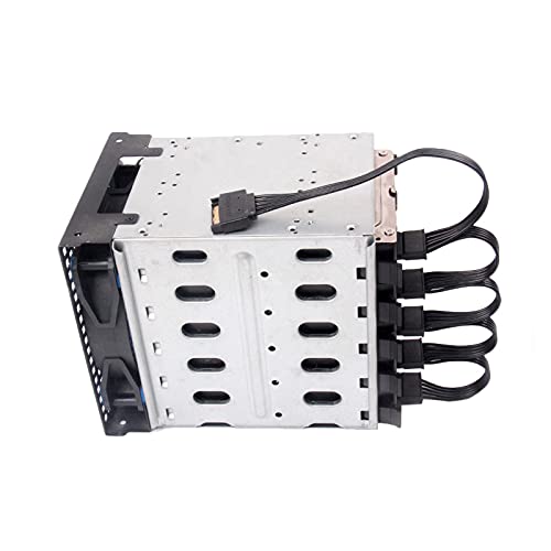 RGEEK SATA Power Splitter Cable - 24 Inches, 15 Pin to 5 SATA Power Splitter for HDD, SSD, Optical Drives - Image 4