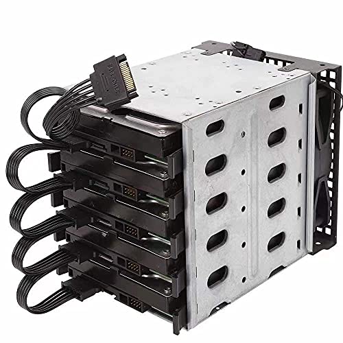 RGEEK SATA Power Splitter Cable - 24 Inches, 15 Pin to 5 SATA Power Splitter for HDD, SSD, Optical Drives - Image 5