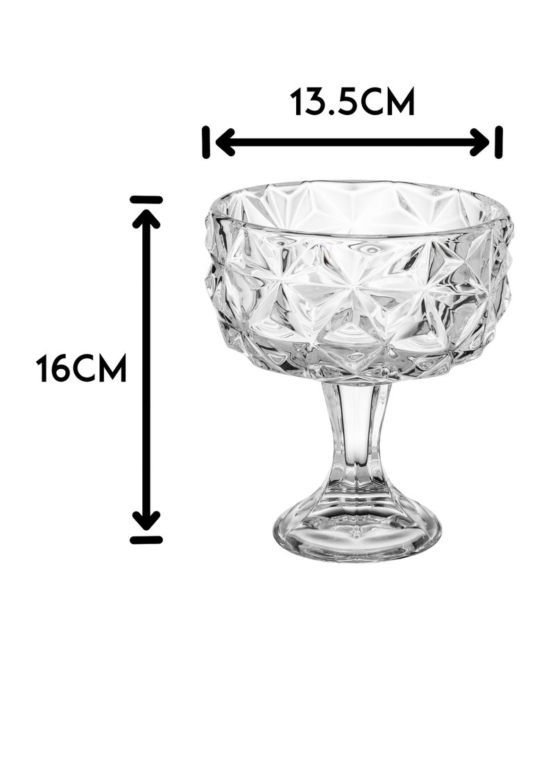 Elegant Serving plate with glass base for fruits, desserts and all presentations - Image 4