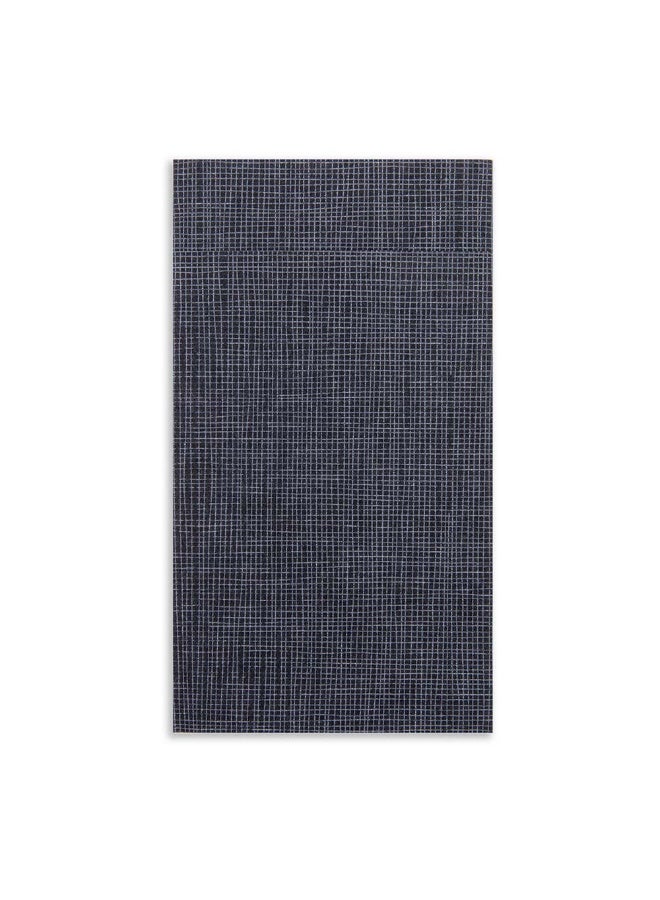 Restaurantware مناديل عشاء لوكساناب كنجارو - سوداء مع خيوط بيضاء - مناديل ورقية ناعمة ومتينة 16" × 16" مع جيب للأدوات الفضية - قابلة للتخلص وإعادة التدوير - 40 قطعة - Image 1