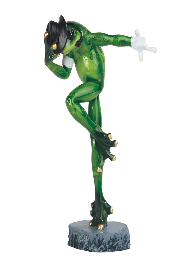ICE Armor 7" H Michael Jackson Frog with Glove and Black Hat Statue Animal Figurine Statue Decoration Office Desk/Home/Living Room/Table Decor, Perfect House Warming Gifts for New Home