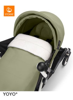 STOKKE YOYO3 Black Frame With 0+ Newborn Pack Olive  - Image 4