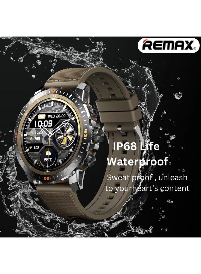 ريماكس ريمكس واتش 12 ساعة ذكية – أصفر رملي - Image 2