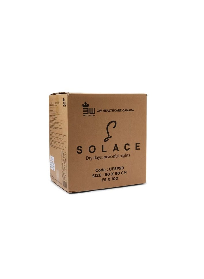 3W Healthcare Solace Underpads 90cm x 60cm, Disposable Underpads, Incontinence Pads, Bed Protection, Super Absorbent Protection for Kids, Adults, Elderly & Pet Training  - Image 5