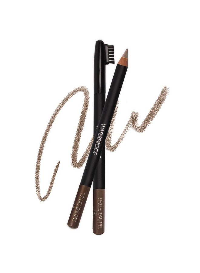 SORMÉ Sorme Cosmetics Waterproof Eyebrow Pencil (True Taupe) ; Natural Defining Brow Liner With Brush ; Smudgeproof & Waterproof Eyebrow Makeup ; Nourishing Eye Brow Pencil For All Skin Types - Image 1