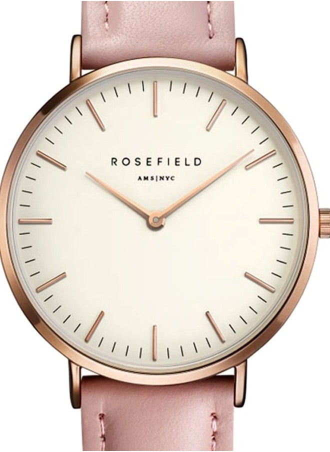 RoseField Simple Design Fashionable Round Dial Chic Watch  - Image 2