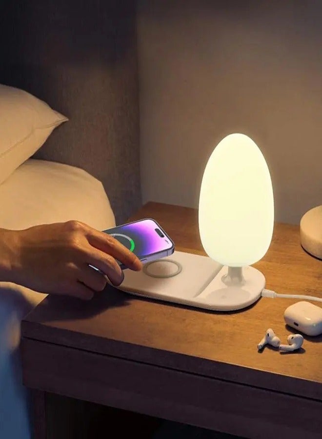 LDNIO 15W Smart LED Desk Lamp with Wireless Charging – Waterproof Touch, RGB, USB-C, and Eye Protection - Image 4