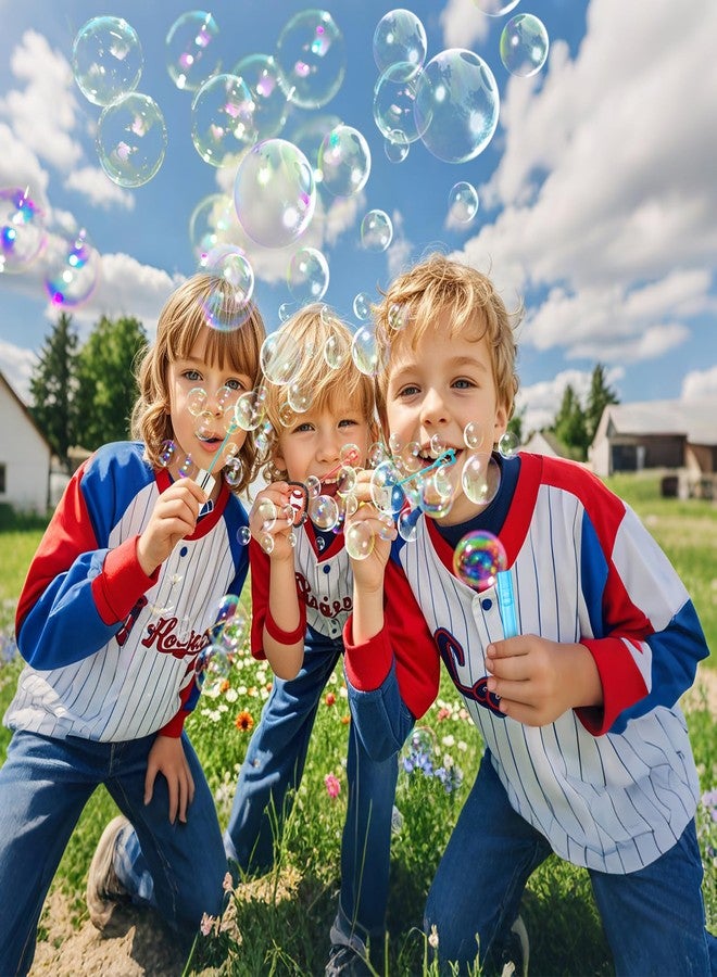 Winrayk Baseball Party Favors, 24Pcs Baseball Themed Mini Bubble Wands for Kids Bubbles Bulk with Detachable Topper (6 Styles), Birthday Gift Classroom Prizes Girl Boys Sports Goody Bag Stuffer Supply - Image 5