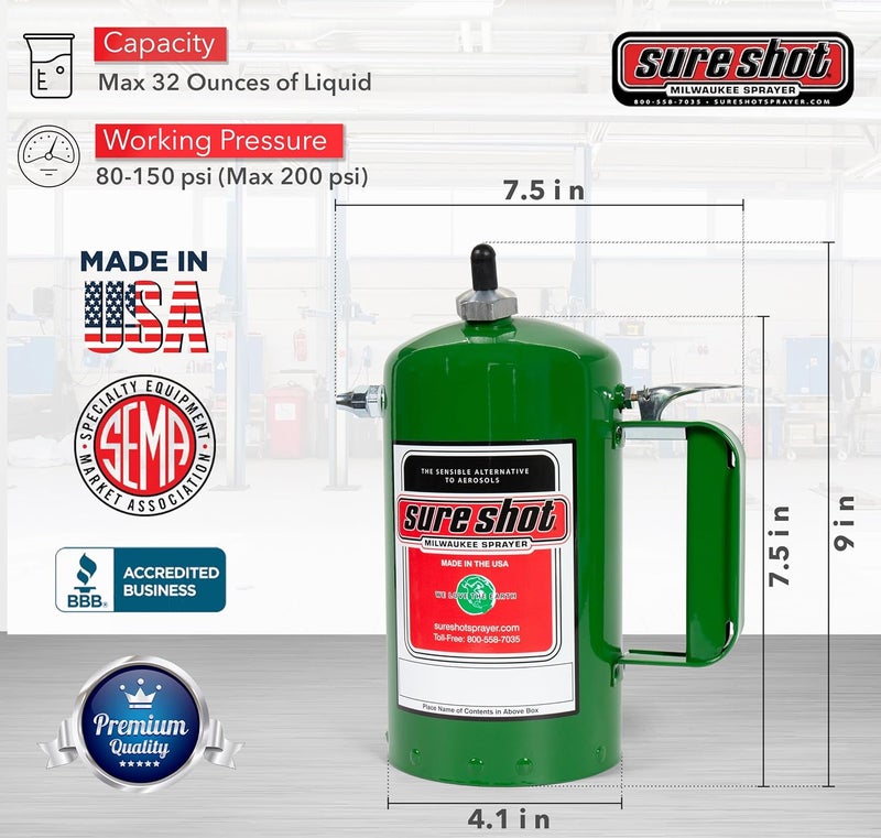 Sure Shot A1000G Green Sprayer - 32 oz Capacity - Image 3