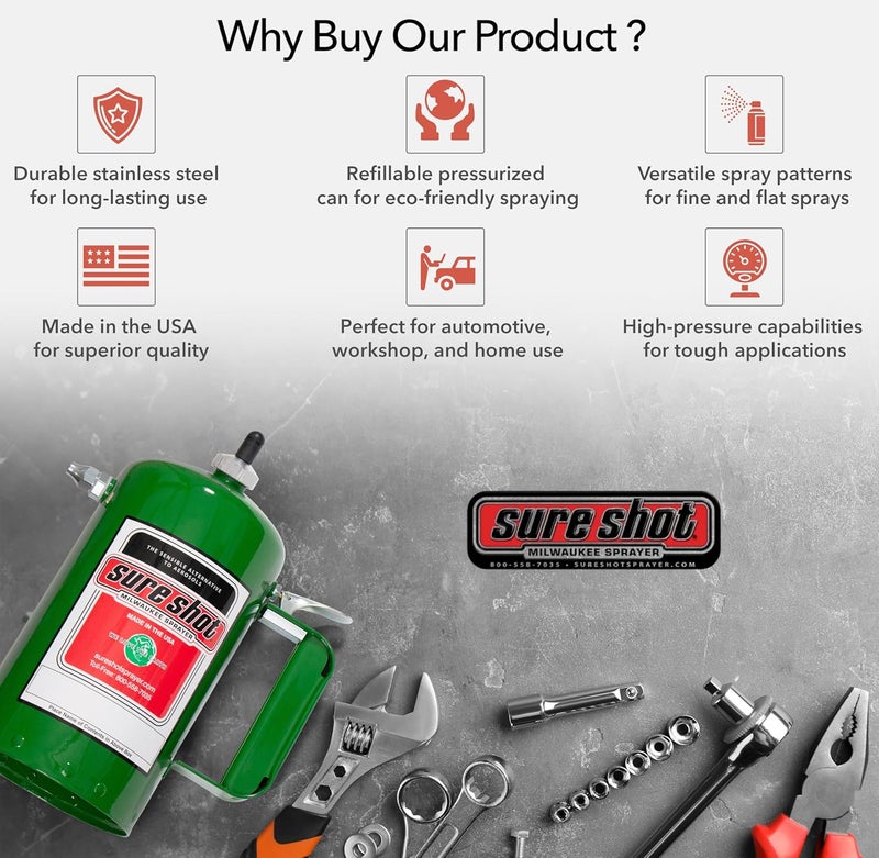 Sure Shot A1000G Green Sprayer - 32 oz Capacity - Image 5