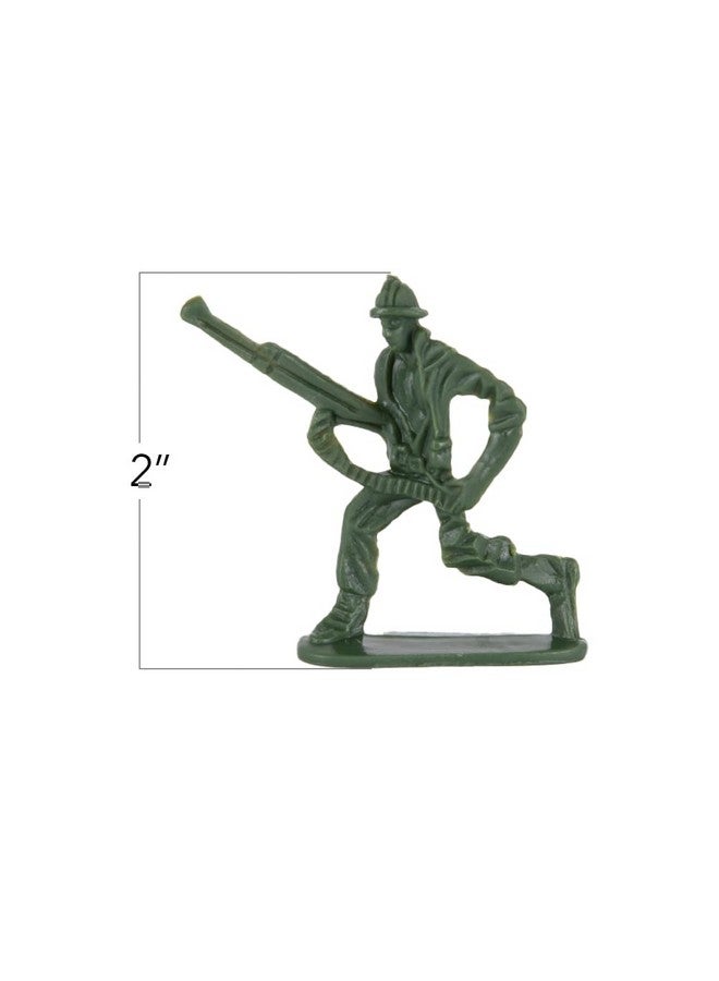 ArtCreativity Little Green Army Men Toy Soldiers, Bulk Pack of 144 Military Toys Figurines, Plastic Army Guys Playset, Action Figures in Assorted Poses, Fun Gift and Party Favors for Boys and Girls - Image 3