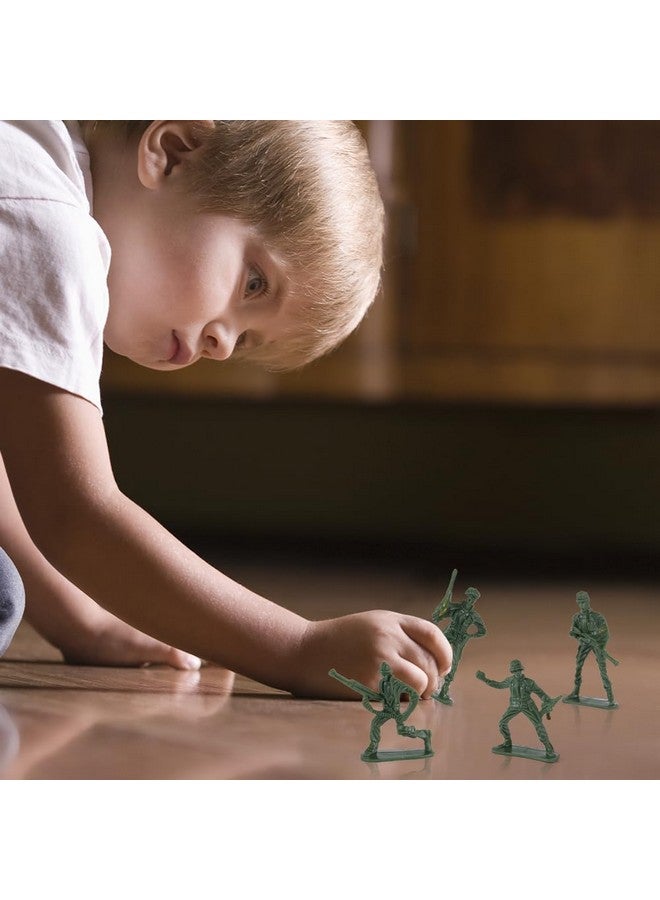 ArtCreativity Little Green Army Men Toy Soldiers, Bulk Pack of 144 Military Toys Figurines, Plastic Army Guys Playset, Action Figures in Assorted Poses, Fun Gift and Party Favors for Boys and Girls - Image 5