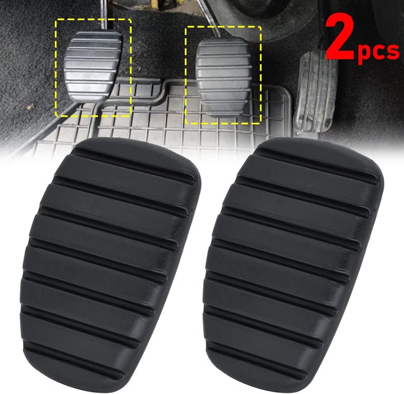 Wivplex Car Clutch Brake Rubber Pedal Pad Cover Set - Image 3