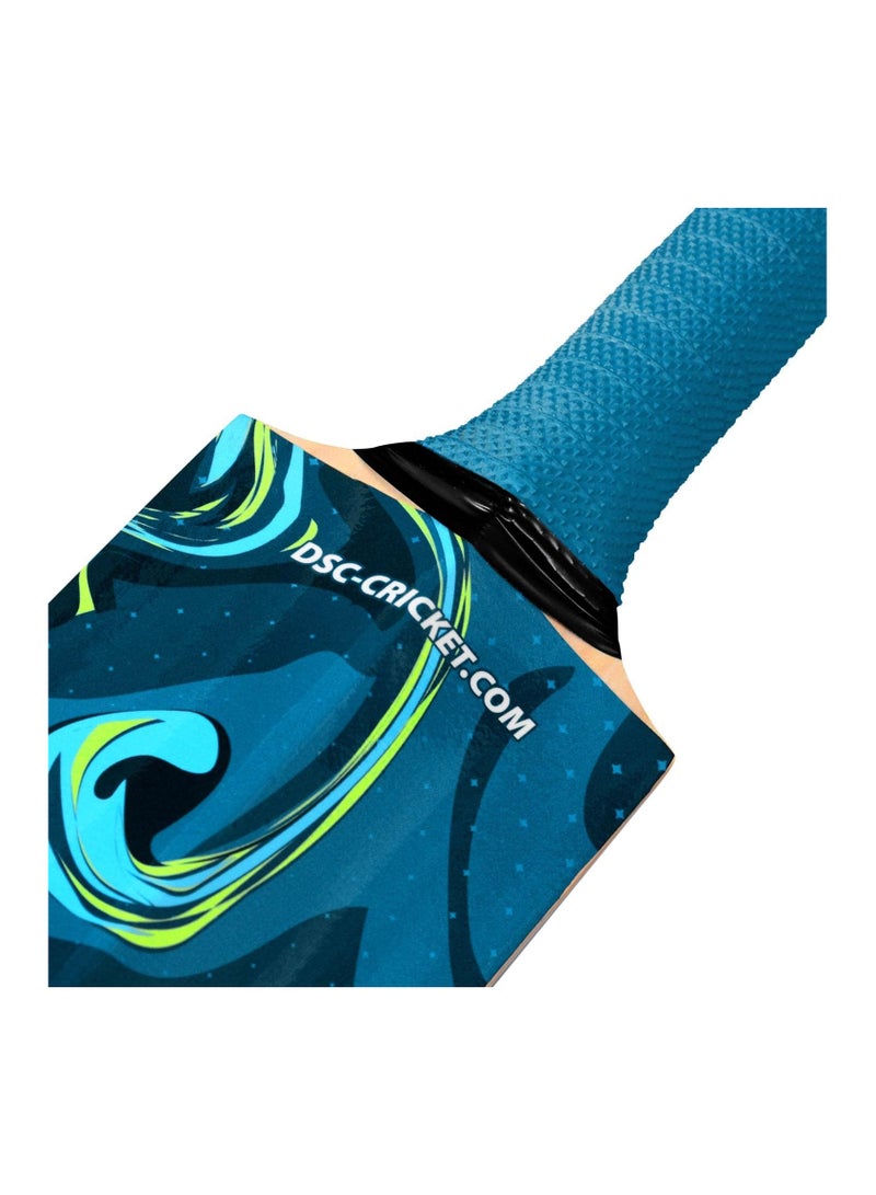 DSC Drake Kashmir Willow Cricket Bat | Size 4 | Short Handle | Lightweight Bat For Boys & Men | With Free Cover | Durable Wood For Leather Ball | Ideal For Intermediate Players - Image 5