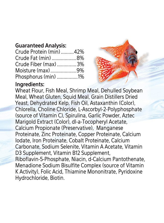Aqueon Cichlid Food Color Enhancing 4.5 Ounces Color - Image 4