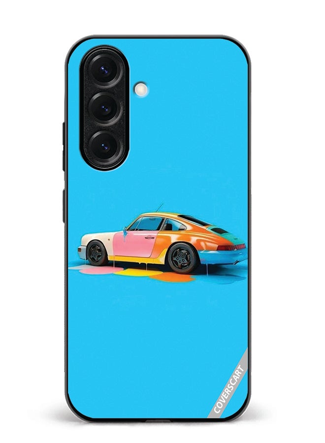 Protective Case Cover For Samsung Galaxy S25 Car Design Multicolour