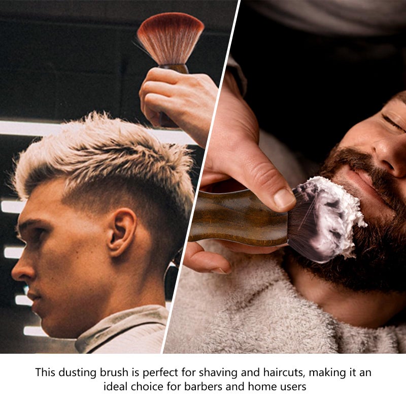 obeoby 9Pcs Barber Neck Duster Brush Set, Barber Accessories Cleaning Supplies for Hair Cutting All Hair Type Valentines Day Gifts for Husband - Image 5