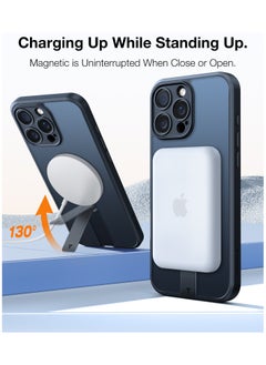 TORRAS Upgraded 360° Rotable Stand Magnetic Shockproof for iPhone 16 Pro Case with Full Camera Protection, Fit for MagSafe, 16FT Mil-Grade Shockproof Slim Phone Case for iPhone 16 Pro 6.3", Black  - Image 4