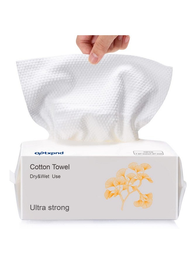 optxpnd Disposable Face Towel Face Cloth For Washing 2022 Newest Thicker Disposable Face Cleaning Towelettes For Women Soft Face Towel For Cleanser Office Travel Makeup Remove  - Image 1