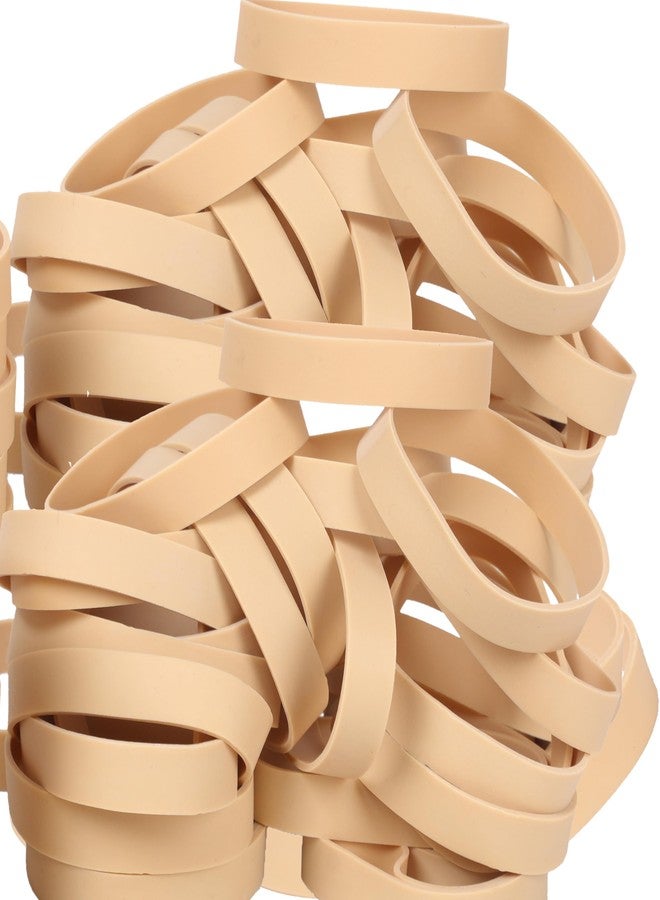 Foshine Size #84 Tactical Rubber Bands,Elastic Band Beige Rubber Band 50pcs Heavy Duty Wide For Office Home Supplies(3-1/2" x 1/2'') - Image 5