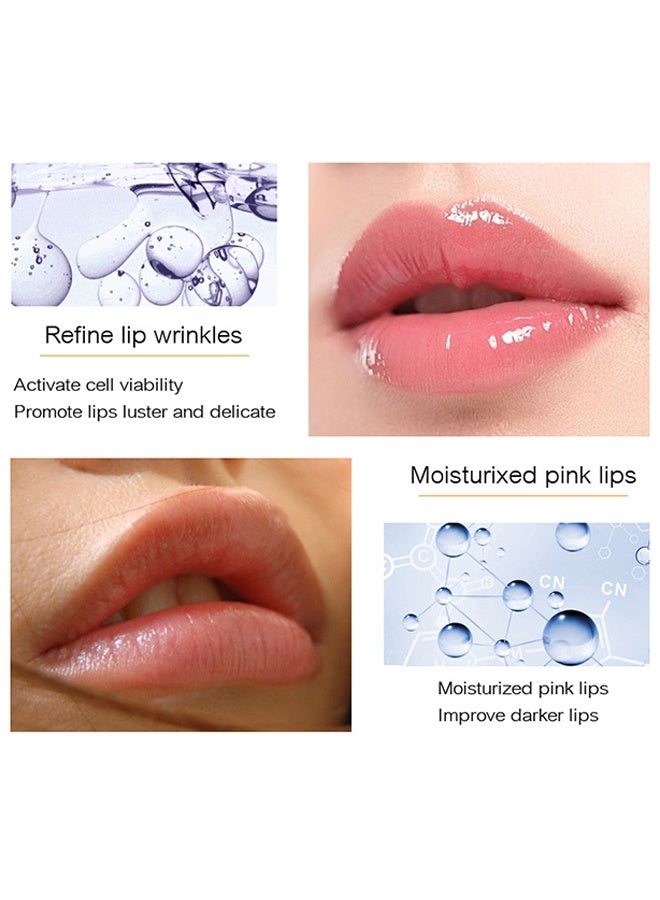 كاريت شفاه ، ممتلئة ، ملمع شفاه للمكياج الطبيعي ، مصل شفاه ممتلئ للعناية بالشفاه ، بلسم ملمع الشفاه ، حشو شفاه طبيعي مع فيتامين E للحصول على شفاه أكثر نعومة وأكبر وامتلاء - Image 5