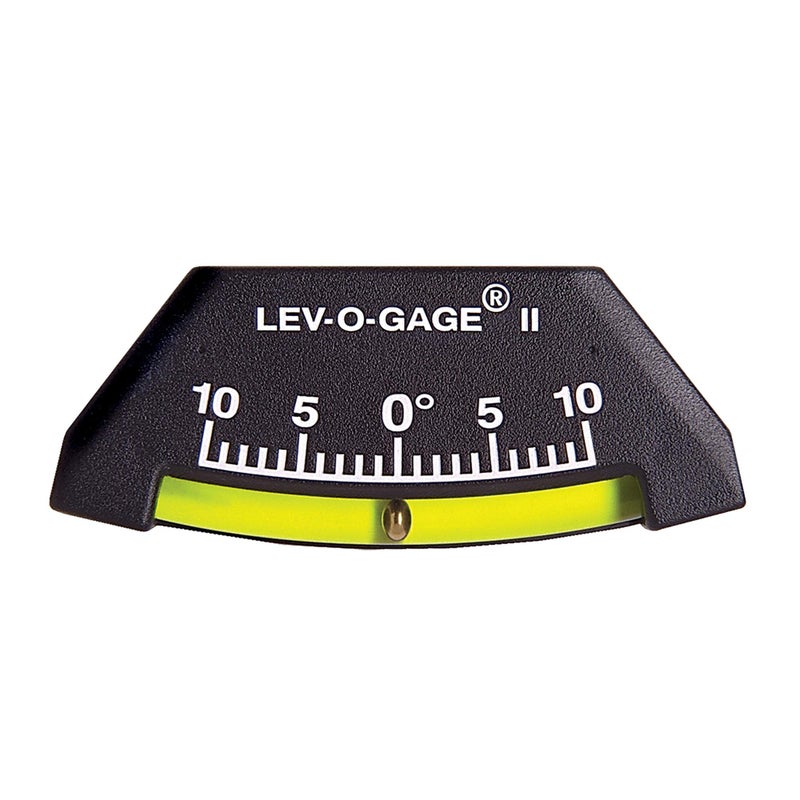 Sun Company Lev-o-Gage II - Marine Clinometer | Fore and AFT Trim Aid | Shatterproof Flex-Tube Design Boat Clinometer - Image 1
