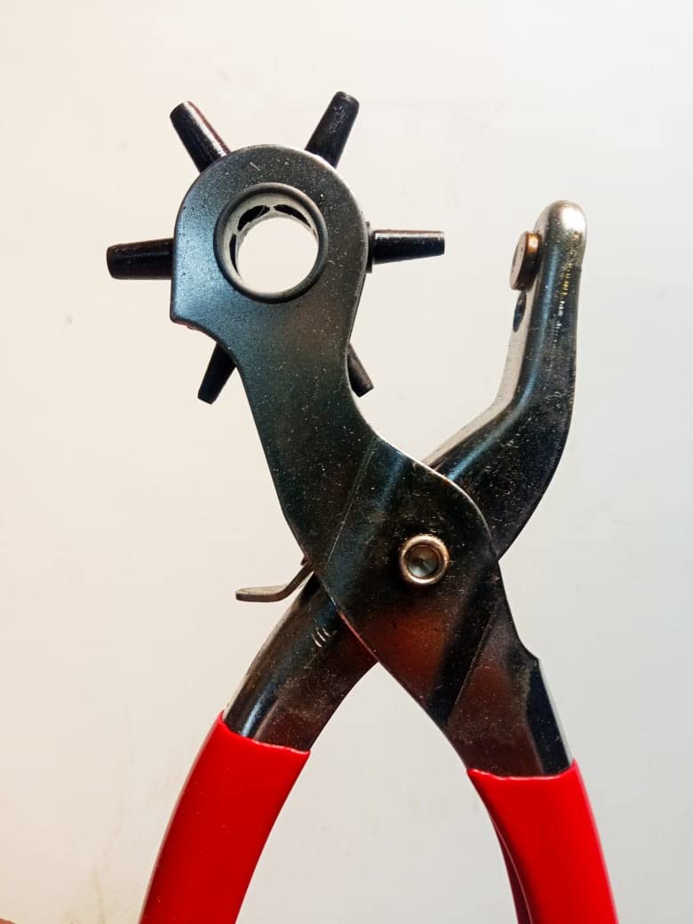 TMC Heavy Duty Leather Hole Punch Hand Pliers Belt Watch Bands Straps Dog Collars Saddles Shoes Home or Craft Projects Easily Punches Perfect Round Holes - Image 2