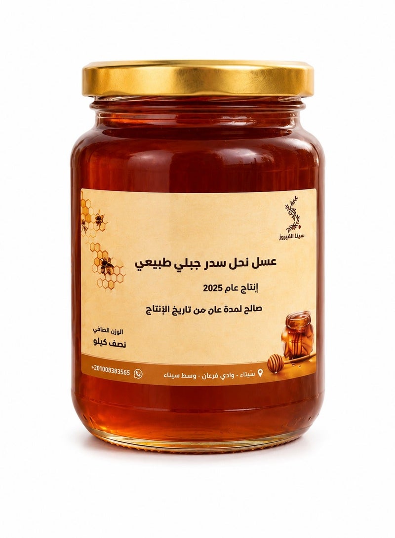 Sidr Mountain Honey from Sinai Turquoise 500 grams - Image 1