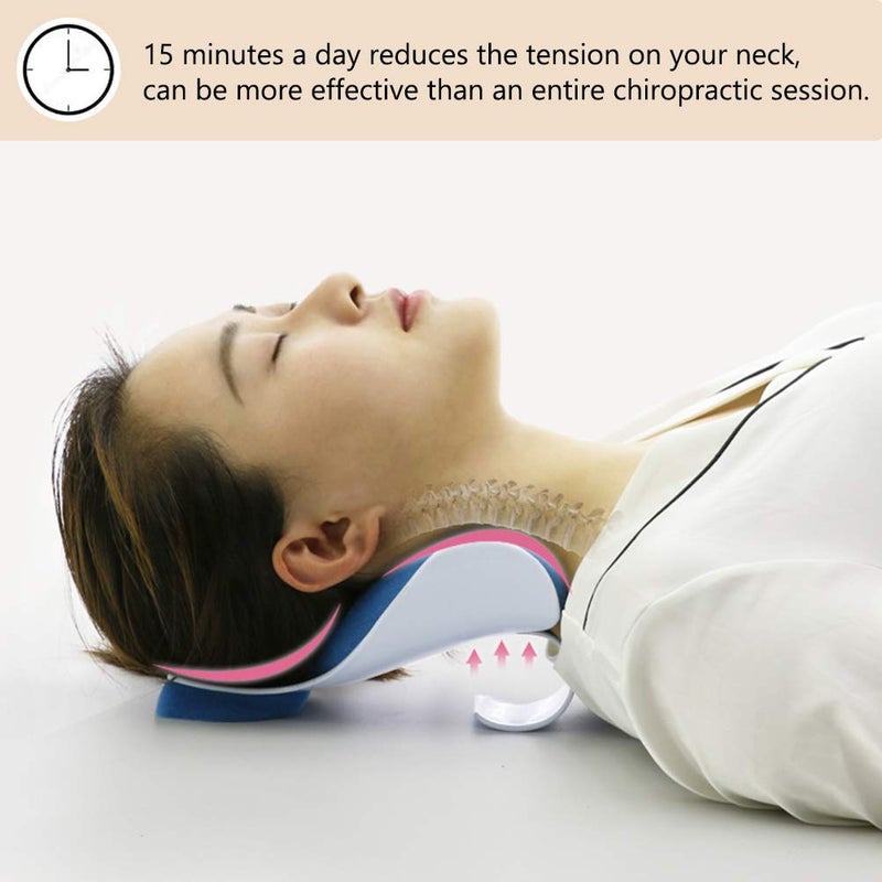 REPLEX وسادة، وسادة عنقية، وسادة تدليك عنقية زابريتا، وسادة علاجية لتخفيف الألم، وسادة دعم لتخفيف آلام الرقبة والكتف - Image 5