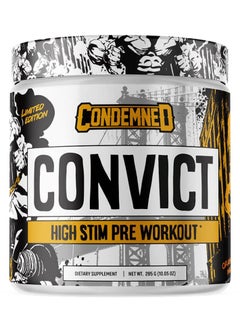 Condemned Laboratoriez Condemned Labz convict  High stim Pre Workout Orange Mango 300g  - Image 1