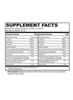 Condemned Laboratoriez Condemned Labz convict  High stim Pre Workout Orange Mango 300g  - Image 3