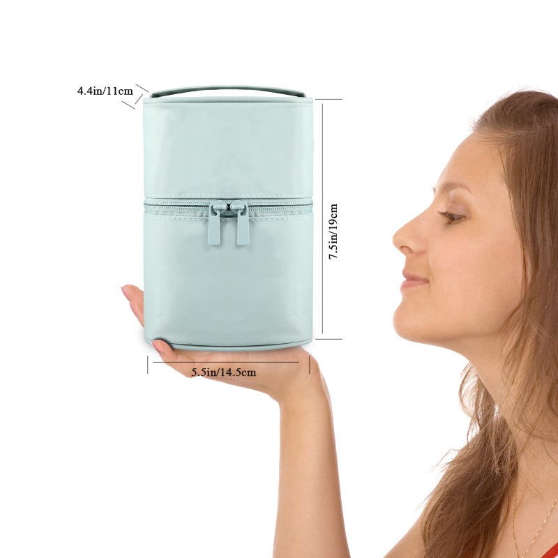 Bysiter Makeup Brush Organizer Artist Small Makeup Bag Brushes Set Case Professional Travelling Brush Pen Pencil Holder Make Up Cup Storage Organizer Case Pencil Pouch Cosmetic Bag for Travel - Image 4