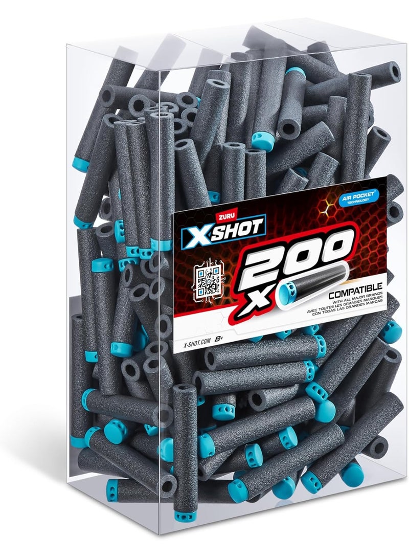 X-Shot Zuru X-Shot 200pk Refill Darts (XS-36500) - Image 3