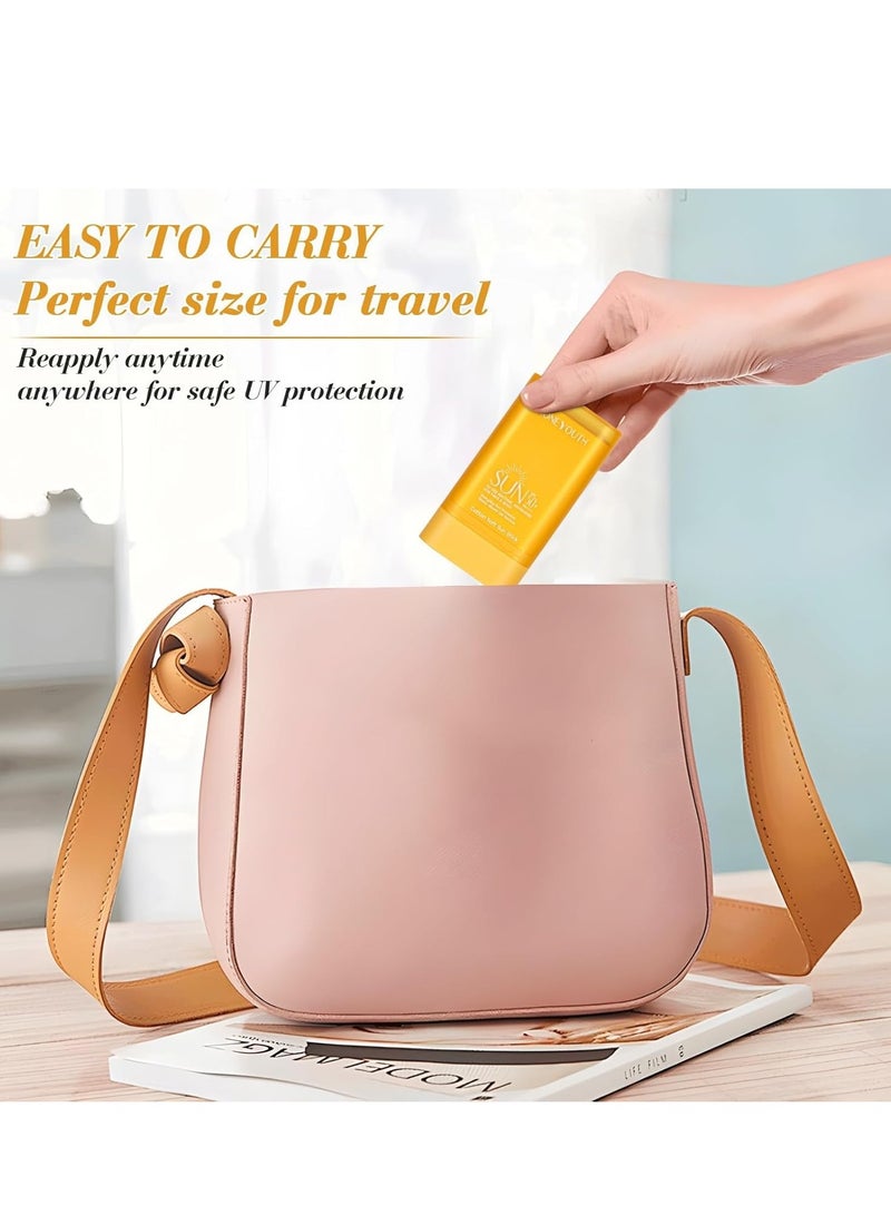 DEROL Sunscreen Stick, UV Protection Sun Stick SPF50+ PA++++,  Non-Sticky Water-Resistant, for Face Body All Skin Types, No Eye Irritation, Outdoor & Daily Use - Image 5