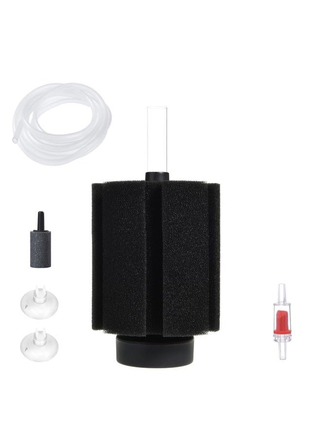 ALEGI Aquarium Bio Sponge Filter with Ceramic Media for Clear and Quiet Aquariums for Betta Fry Shrimp Tiny Fish Tank (10-40 Gallon 1 Pack) - Image 1