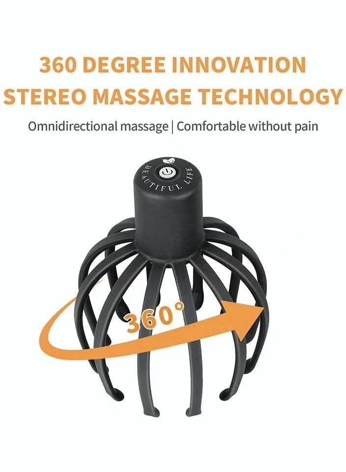 ASIV Electric Scalp Massager with 3 Modes, 360 Degree Head Massager, Cordless Portable Head Scratcher Massager for Stress Relax - Image 3