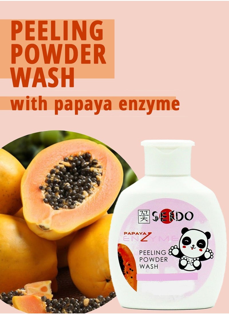 Sendo - Peeling Powder Wash With Papaya Enzymes 100 ml - Image 1